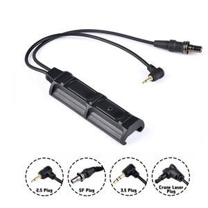 서바이벌 원격 듀얼 압력 스위치 CL SF 3.5 2.5mm PEQ DBAL NGAL M300 플래시라이트 사냥 에어소프트 액세