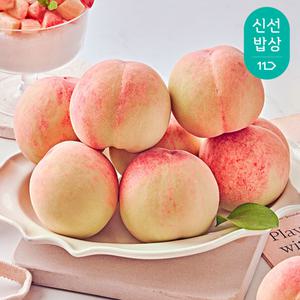 [품질보장] 경북 부드러운 백도 복숭아 2kg 5-8과 / 달콤하고 말랑한 부드러운 복숭아