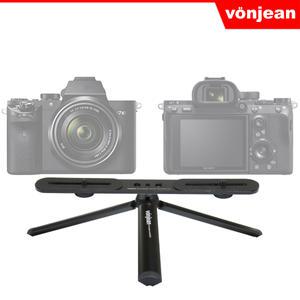 KP-033 듀얼 멀티 브라켓 + KM-835 셀피스틱 삼각대 SET (카메라 액션캠 조명 촬영장비 등 2개 동시 장착)