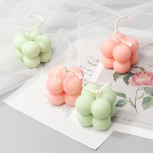미니 동글 큐브 몰드 1구,3구,15구 구름 캔들 만들기 DIY 재료 금형 실리콘틀