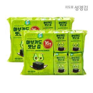 지도표성경김 아보카도 맛난김 4g 16봉+16봉(총32봉)
