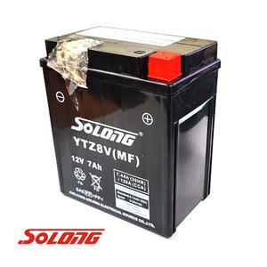 혼다 올뉴PCX125(15년-18년식) 소롱배터리 YTZ8V(MF) 12V7A 오토바이배터리 SOLONG