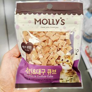 몰리스 치킨 & 대구 큐브 100g x 2개