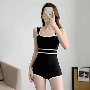 비치웨어 바캉스 멀티 화이트라인벨트 여자수영복 비키니 모노키니 실내수영복