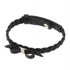 [라벨루쏘] [페라가모] 바라보우 팔찌 76 2501 NERO ORO 0707377