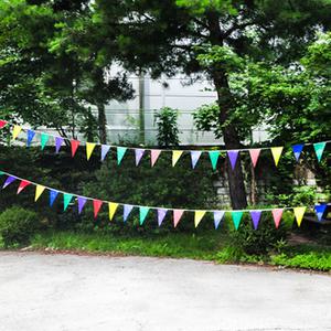 야외가랜드 축제행사 환영 오픈식 삼각가랜드 장식배너