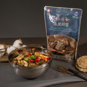 케이미트 캠핑 음식 요리 간편식 밀키트 보양식 산수유 소꼬리찜 실온보관 500g