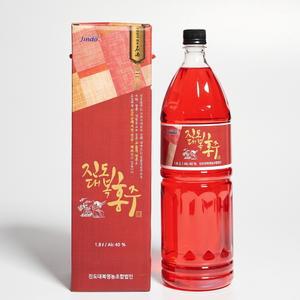 진도홍주 대복 40도 1.8L 08호 지초주 대용량 (케이스 포함)