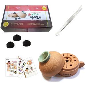 천년거북 왕뜸기 세트 왕쑥뜸기+왕쑥뜸봉+책자+핀셋 쑥뜸기 쑥뜸
