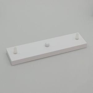 펜던트 부속 후렌지 2등 사각 화이트 300x80x20 조명부속 펜던트부속 펜던트후렌지 후렌치