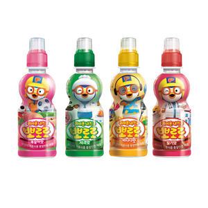 [롯데백화점]팔도 뽀로로음료 4종 24개 세트 (복숭아6+딸기6+사과6+바나나6)