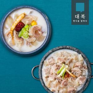 [NS홈쇼핑]대복 사골도가니탕 600g x 9팩 + 수육 350g x 3팩[34462281]