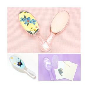 압화공예 키트 압화 빗 브러쉬 만들기 중학생 노인 어르신 성인 시니어 프로그램 DIY