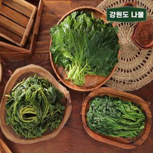강원도 나물 3종세트 총 13봉(곤드레나물 6봉+곰취나물 4봉+취나물 3봉)