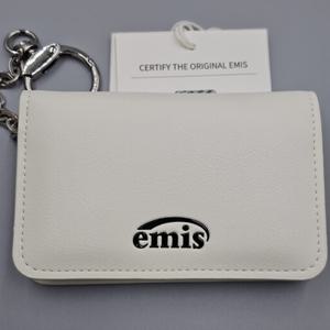 EMIS 이미스지갑 키링 카드 홀더 아이보리 매장정품