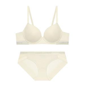 갤러리아 코데즈컴바인[여]크림 베이직 노와이어 브라팬티(CEWBR162CRM/CEWBP162C