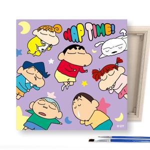아이러브페인팅 DIY캔버스형 짱구 그림그리기 25x25cm 짱구의 낮잠시간