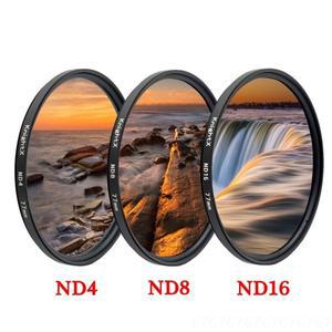KnightX-ND2 ND4 ND8 ND16 ND 52MM 58MM 67MM 77MM 카메라 렌즈 필터 캐논 eos 소니 니콘 400d d70 포토 키