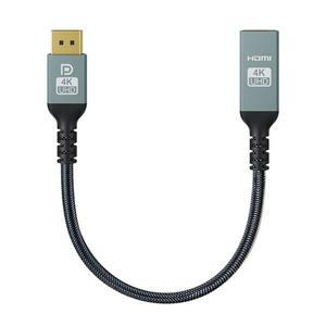 [기타]4K 60Hz DP to HDMI 변환컨버터 젠더 무전원 고대역폭