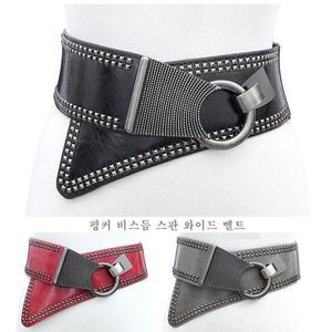 펑커 비스듬 스판 와이드 벨트 no.730