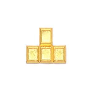 [비앤비골드] 24K 순금 테트리스 블록 오브제 x4 4g