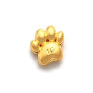 [비앤비골드] 24K 순금 곰 발바닥 오브제 1g