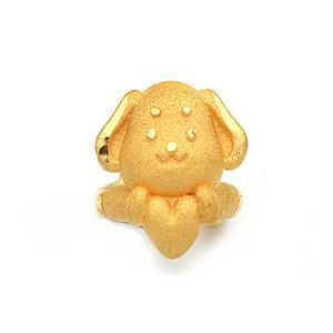 [비앤비골드] 24K 순금 십이간지 개띠 돌반지 3.75g