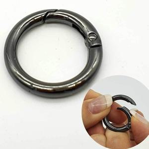 [기타]열쇠고리 오링 키링부자재 흑니켈 27mm 부자재 키링 (WFHOWDU)