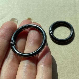 키링부자재 오링 키링 열쇠고리 흑니켈 33mm (3oELY)