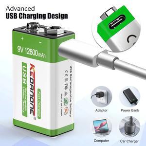 호환 12800mAh 제어 원격 배터리 미터 멀티 이온 KTV 충전지 9V USB 마이크