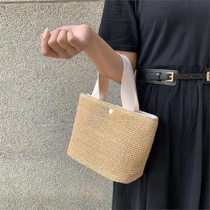 [라일리] Rly 여성 여름 패션 나들이 라탄 스타일 데일리 토트백  10098343)