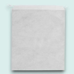 고품질 게더릭 한쪽 스트링 부직포 주머니 20p 34x43 화이트 다용도파우치 (WFHSJOC)