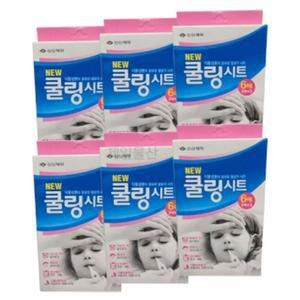 신신제약 쿨링시트 파스 6매입 시원한 진통패드 6개