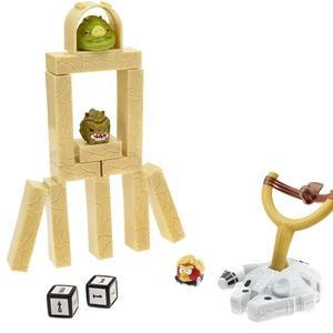 Hasbro Anime Angry Birds 스타 워즈 Jenga Tatooine 전투 게임 어린이 또는 컬렉션을위한 선물 정품 액션
