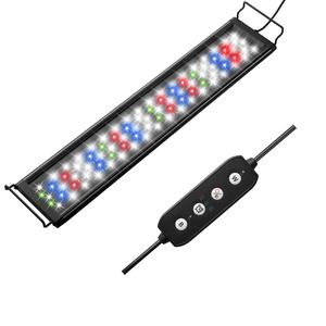 온열등 파충류 히팅조명 75-90CM 어항 디밍 Iighting LED 조명 타이머 전원 끄기 메모리 기능 수족관 식물