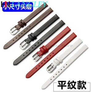 부드러운 Geunine 가죽 시계 밴드 여성용 스트랩 6mm 8mm 10mm 13mm 15mm 17 MM 소형 너비 첫 번째 레이어 소 가죽 시계 밴드 벨트