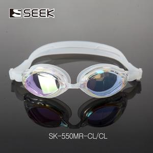 SEEK 프리미엄 성인용 미러코팅 물안경 SK550MR 클리어수경 수영장 수경 선수용 놀이 수영용 스포츠