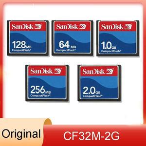 SanDisk 컴팩트 플래시 2GB CF 카드 카메라 메모리 장비 CNC 광고 기계용 32