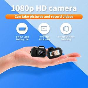 레트로캠코더 빈티지 카메라 비디오 화면 미니 실내 가정 야외 스포츠 HD 1080p 휴대용 초소형 캠코더 녹음