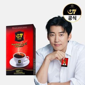 G7 블랙커피 퓨어블랙 라이트 0.9g x 110개입 두커피 아메리카노 베트남커피_P392754088