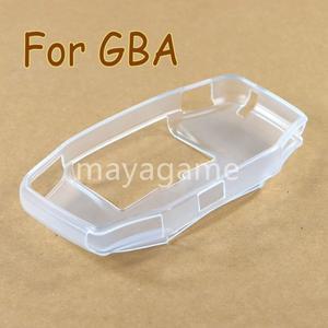 GBA 콘솔 보호용 1pc TPU 쉘 케이스 커버 포켓 투명