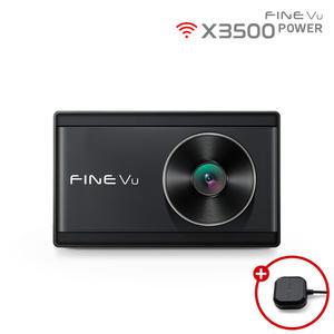 [즉시15%][64GB로업][AS/2년+GPS] 파인뷰 X3500 POWER 블루투스 와이파이 차량용 블랙박스 자가설치 전방 Q