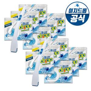 이지드롭 변기크리너 블루핸들2개+리필14팩(168개입) 홈쇼핑 변기청소 욕실청소