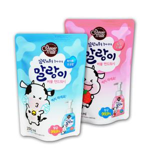애경 말랑이 버블 핸드워시 리필 250ml