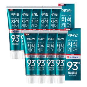 메디안 치석케어 잇몸 치약 120g 3입 3개
