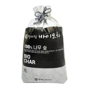 유기 바이오차 참나무 100% 훈탄 친환경 토양개량제 숯 영양제 비료 분갈이흙 상토