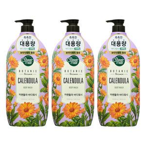 샤워메이트 보타닉테라스 바디워시 카렌둘라, 1.2kg, 3개