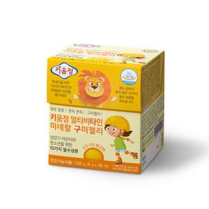 [소비기한 25.10.23] 키움정 멀티비타민 미네랄 구미젤리(키타구) 30구미 x 1박스