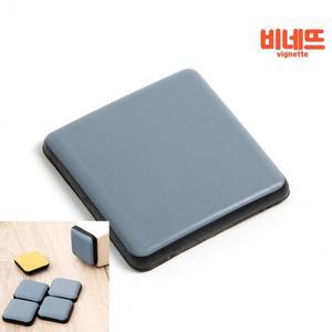 마루보호패드 가구패드 12P세트 사각 50MM 의자스티커 소음방지스티커 쇼파다리커버