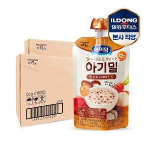 [일동후디스]후디스 아이얌 아기밀 한우표고야채진밥 100g 20개